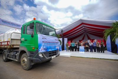 Tembus Pasar Global, 18.000 Ton Amonium Nitrat Asal Bontang Resmi Diekspor ke Australia