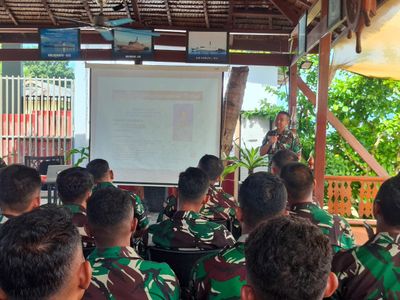 Tingkatkan Profesionalisme Penegak Hukum di Laut, Kadiskum Kodaeral IX Sosialisasikan KUHAP Baru