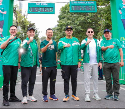 Ribuan Warga Meriahkan Milo Activ Indonesia Race 2026 di Lapangan Benteng