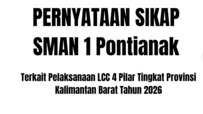 SMAN 1 Pontianak Mundur dari LCC Empat Pilar MPR: Transparansi Menjadi Prioritas