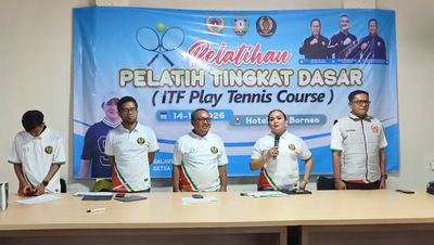Pertama di Kaltara, Pelatihan Sertifikasi Pelatih Tenis ITF Digelar di Malinau