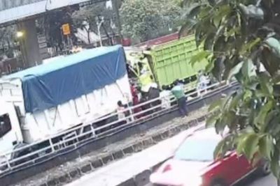 Kecelakaan Antar Truk Tol Dalam Kota Jakarta Tewaskan Kernet, Begini Kronologinya