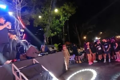 Gemerlap Cahaya Street Glow Run Hidupkan Suasana Malam Kota Limboto