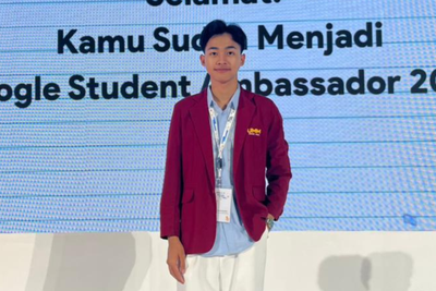 Inspiratif! Fahmi Daud, Satu-satunya Delegasi UMM yang Lolos Google Student Ambassador 2026
