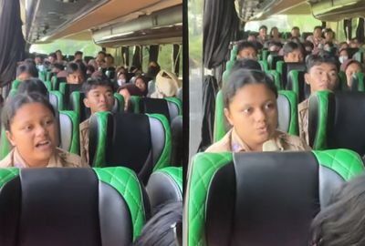 Viral Siswa Tunjukkan Bakat Nyanyi di Bus, Suaranya Disebut Mirip Penyanyi Asli