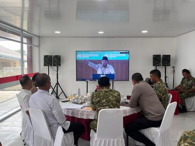 Pangdam XIX Tuanku Tambusai Hadiri Peresmian Nasional 1.061 Koperasi Merah Putih Bersama Presiden RI