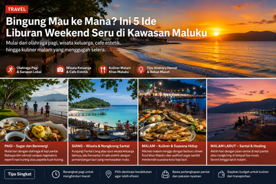Bingung Mau ke Mana? Ini 5 Ide Liburan Weekend Seru di Kawasan Maluku