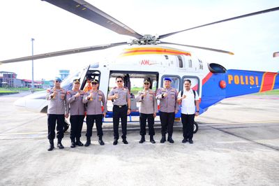 Antisipasi Kebakaran Hutan, Kapolda Jambi Patroli Udara Pantau Titik Rawan Karhutla
