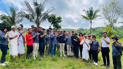 Bangli Rayakan HUT ke-822 dengan Aksi Hijau, 150 Pohon Ditanam di Kawasan Rawan Longsor
