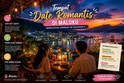 Rekomendasi Tempat Nge-date Bareng Pasangan di Maluku, Ada City Lights dan Spot Romantis!
