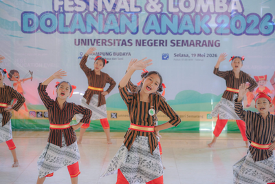 UNNES Hidupkan Permainan Tradisional Kepada Generasi Muda Lewat Festival Dolanan Anak 2026
