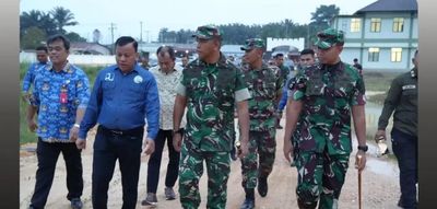 Danrem 031 Wira Bima Tinjau Pembangunan Makodim Kuansing, Ditargetkan Resmi Agustus 2026