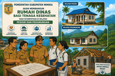 Bupati Mimika Akan Bangun Rumah Dinas untuk Nakes di Daerah Pesisir dan Pegunungan