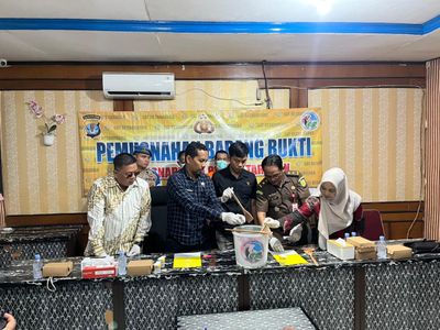 Pemusnahan Sabu di Polres Tarakan, Komitmen Perangi Narkoba