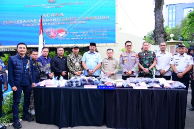 Polda Jambi Musnahkan Beragam Narkoba, Kapolda: 126.391 jiwa Terselamatkan