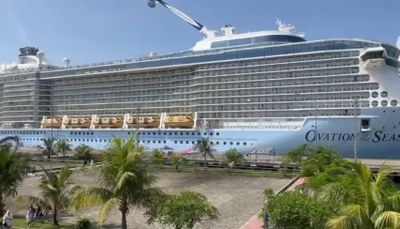 Kapal Pesiar Ovation of the Seas Singgah di Gili Mas, Lombok Makin Mendunia