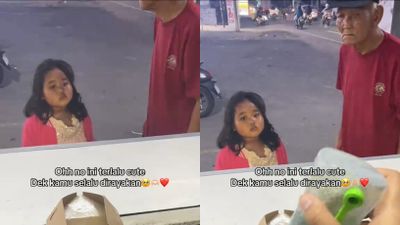 Momen Saat Kakek Temani Cucu Beli Jajan di Yogyakarta Ini Bikin Banyak Warganet Ikut Terharu