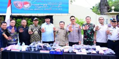 Wujud Nyata Perang Melawan Narkoba, Polda Jambi Musnahkan 20 Kg Sabu dan Puluhan Ribu Ekstasi