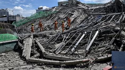 Tiga Orang Tewas dalam Runtuhnya Gedung di Filipina, 17 Orang Masih Hilang