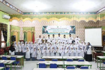 Kemenag Aceh Tenggara Edukasi Siswa Cegah Pernikahan Dini Lewat BRUS