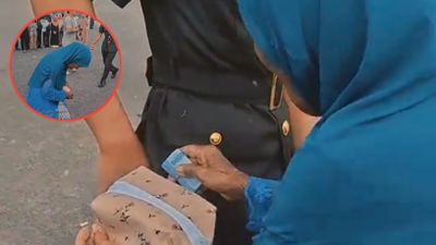 Bikin Haru, Nenek Beri Uang untuk Cucu yang Resmi Jadi Prajurit
