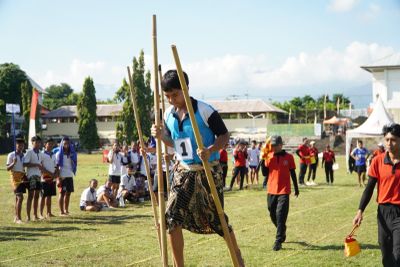 Semangat Lestarikan Budaya, Ratusan Pelajar Ramaikan Jantra Olahraga Tradisional Buleleng 2026