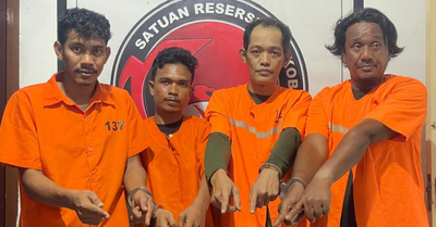 Asik Pesta Sabu, Oknum Honorer Dinas PU Bengkalis di Tangkap Polisi