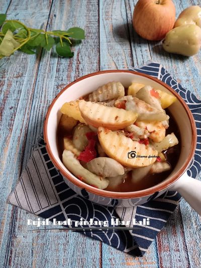 Resep Rujak Kuah Pindang yang Pedas dan Segar