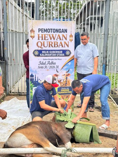 Iduladha di Lapas Nunukan, Warga Binaan Nikmati Kebersamaan dan Daging Kurban