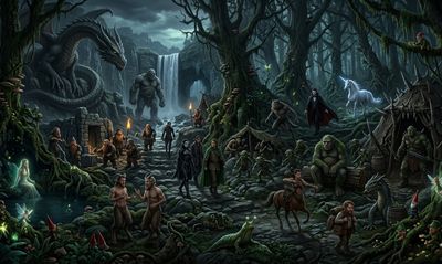 22 Makhluk Mitologi Penghuni Hutan dalam Legenda Cerita Rakyat Eropa