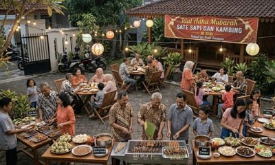 17 Ucapan Selamat Makan Sate Daging Kurban Dalam Bahasa Inggris yang Bikin Momen Mukbang Lebaran Makin Seru