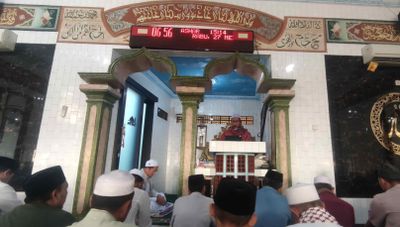 Khidmat, Pelaksanaan Salat Idul Adha di Masjid Nurul Huda Diikuti Ratusan Warga