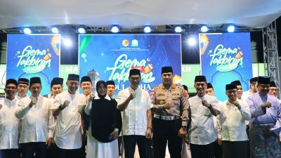 Polda Aceh Kawal Gema Takbiran Idul Adha, Ribuan Warga Padati Kota