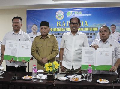 Pemprov Malut Perkuat Perlindungan Pekerja Transportasi Bersama Organda dan BPJS