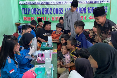 Itera Ajarkan Anak Panti Membuat Hand Sanitizer Alami dan Ramah Lingkungan