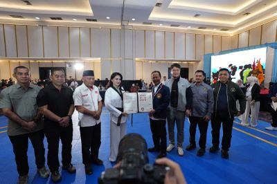 Ketum PBTI Lantik Pengprov Taekwondo Malut, Siap Cetak Atlet Menuju Pentas Dunia