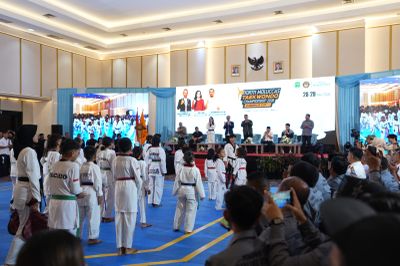 Gubernur Sherly Buka Kejuaraan Taekwondo Gubernur Cup I 2026 di Ternate
