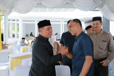 Ribuan Warga Padati Open House Iduladha Bupati Aceh Besar
