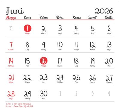 Hari Lahir Pancasila 1 Juni 2026 Apakah Libur? Cek Jadwal Resminya di Sini!