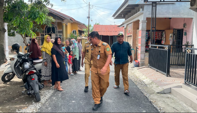 Warga Marelan Bersyukur, Jalan Gang Rahayu Baru Akhirnya Mulus