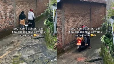 Pacar dan Camer Tempuh 80 Km untuk Jenguk Cewek ini, Netizen Puji Effort-nya