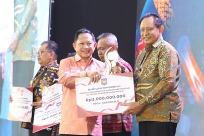 Gorontalo Terbaik 1 Pengendalian Inflasi se-Sulawesi, Terima Insentif Rp3 Miliar