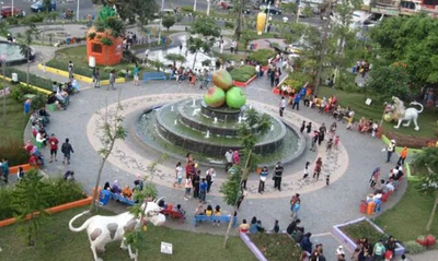 Alun-Alun Kota Batu Dipadati Wisatawan Saat Libur Panjang, Keramaian Diprediksi Berlangsung Hingga 1 Juni