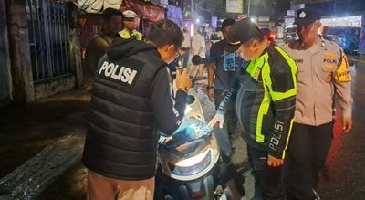 Antisipasi Kejahatan Jalanan, Polsek Benda Gelar Razia dan Patroli Dini Hari