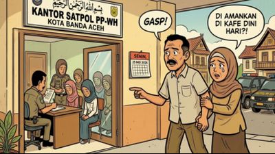 Orang Tua Kecewa, Minta Satpol PP-WH Banda Aceh Beri Efek Jera untuk Putrinya