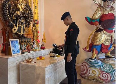 Sterilisasi Waisak 2570 BE, Gegana Satbrimob Polda Kaltara Sisir Dua Vihara di Tarakan