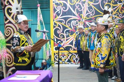 Wagub Lantik Ketua LADK Bulungan, Tegaskan Adat Mitra Strategis Pembangunan