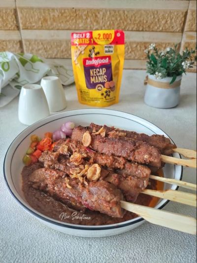 Menu Hemat Akhir Bulan, Sate Kere Bumbu Kacang