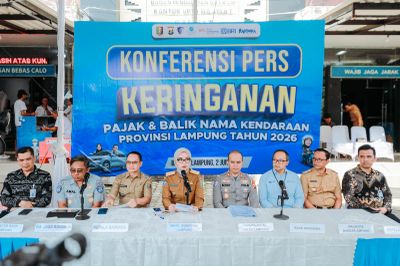 Pajak Kendaraan Lampung Diskon hingga 50 Persen, Berlaku 2 Juni–31 Agustus 2026