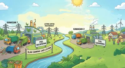 Ubah Sampah Jadi EBT, Proyek PSEL Kaltim Kini Masuk Tahap Peninjauan Kementerian